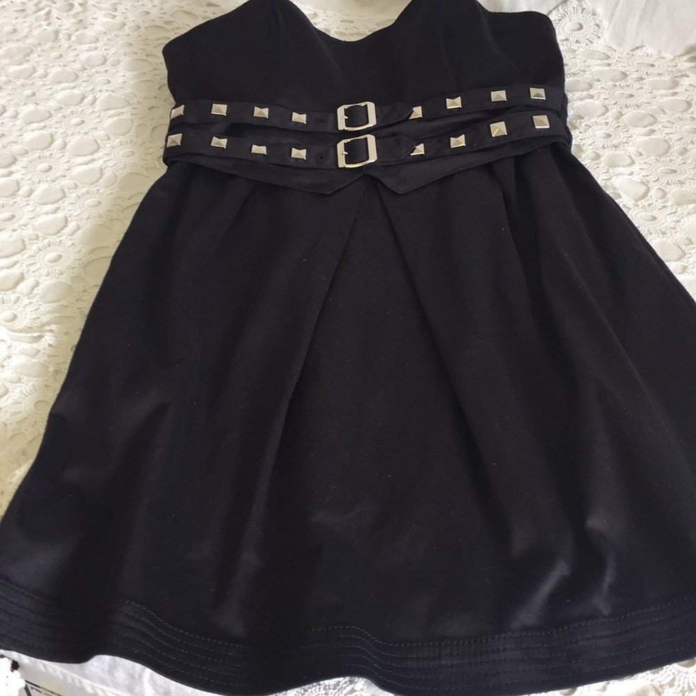 La ROK Little Black Dress w/studs Sleeveless